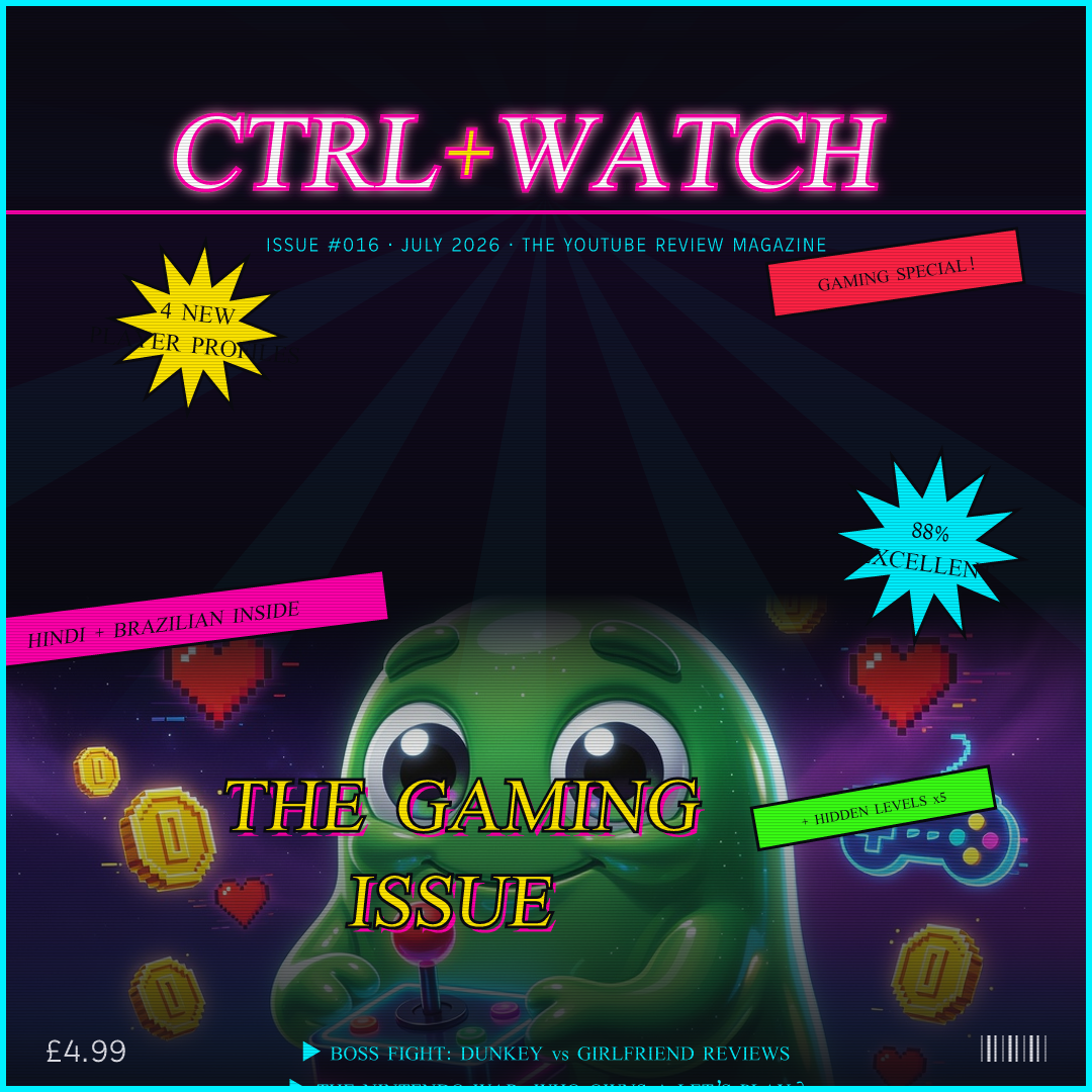 Cover of CTRL+WATCH #016 — THE GAMING ISSUE