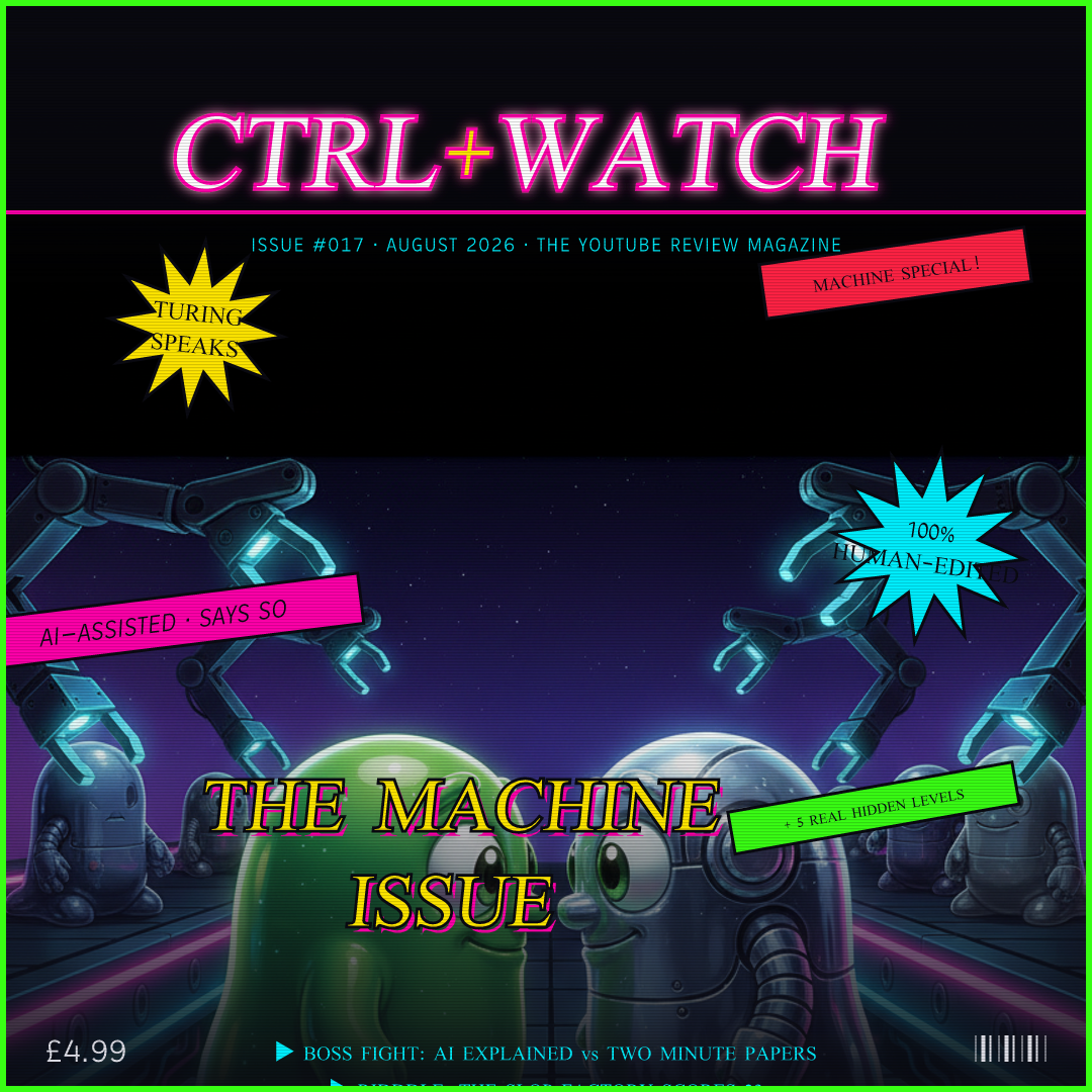 Cover of CTRL+WATCH #017 — THE MACHINE ISSUE
