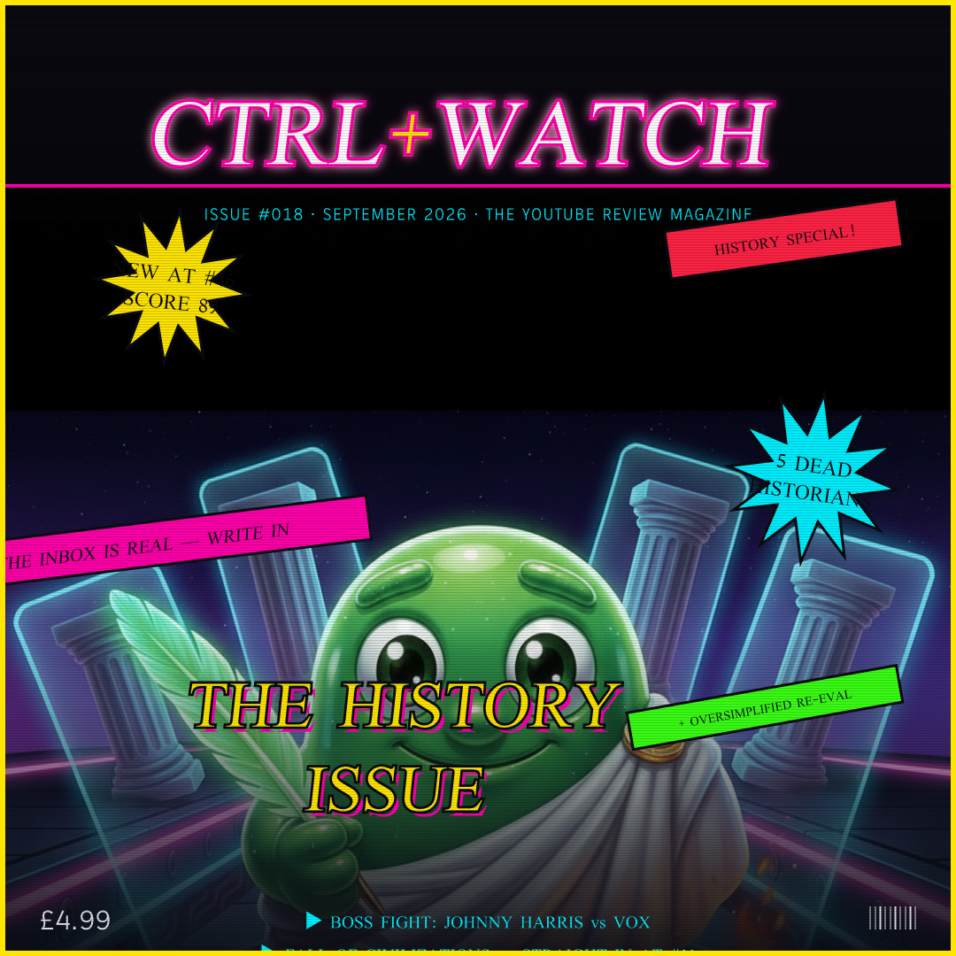Cover of CTRL+WATCH #018 — THE HISTORY ISSUE